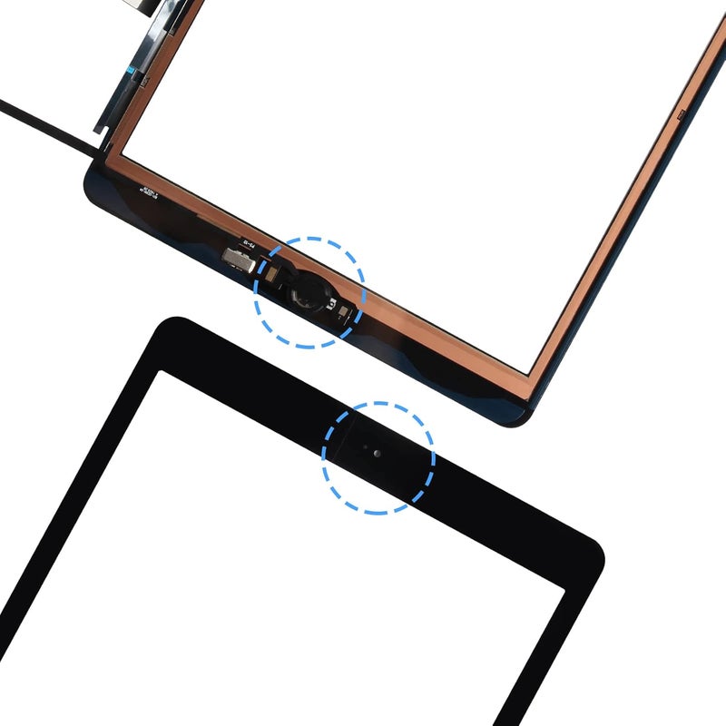 ARSSLY for iPad 9 9th Gen Screen Replacement,Touch Screen Digitizer for iPad 9th Generation 2021 A2602, A2603, A2604, A2605 10.2 inch Touchscreen Glass Kits with Home Button (Black) - Image 4